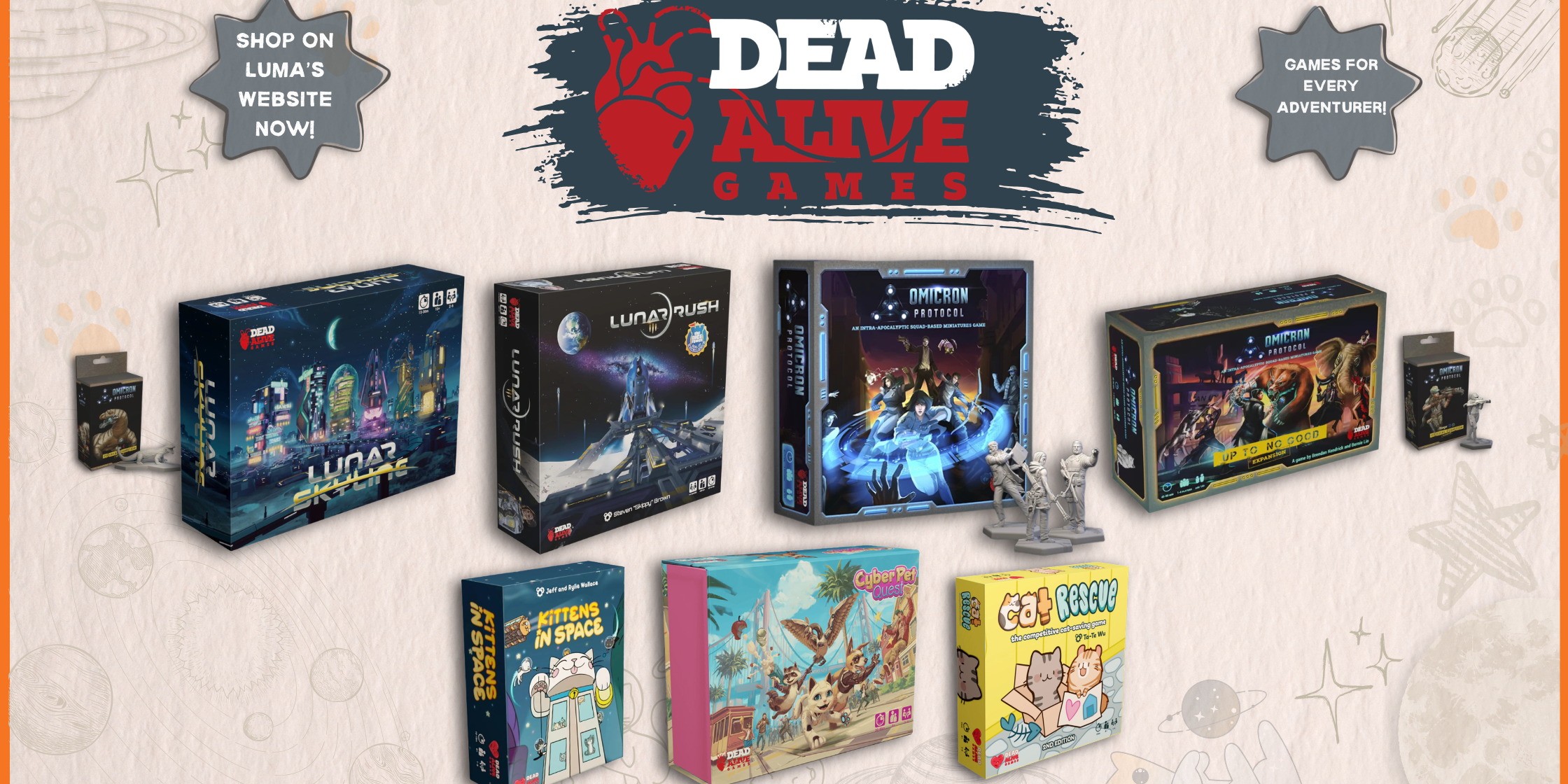 dead alive games brings big worlds, cute chaos & cyberpunk adventure to luma imports