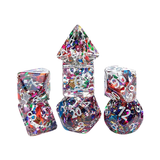 inclusion dice: stained glass